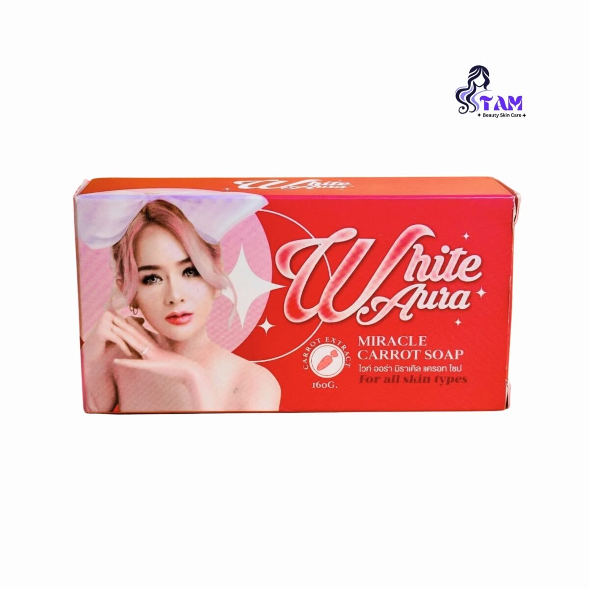 White Aura Miracle Carrot Soap